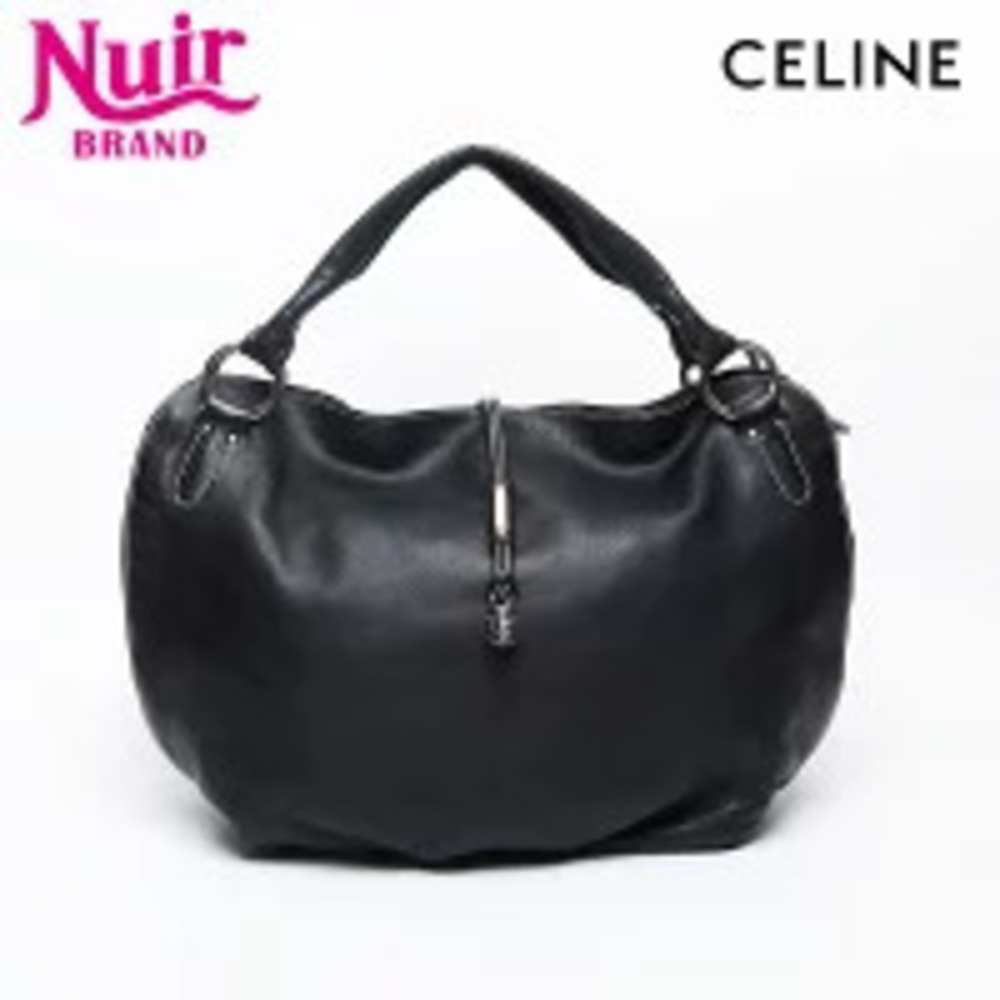 Celine Leather Bittersweet Handbag Black